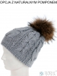 Czapka zimowa damska - OPASKOWA