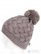 Czapka zimowa damska - Przeplatana