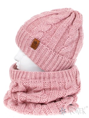 Zimowy Komplet Dziecięcy - Koral - Super Termo