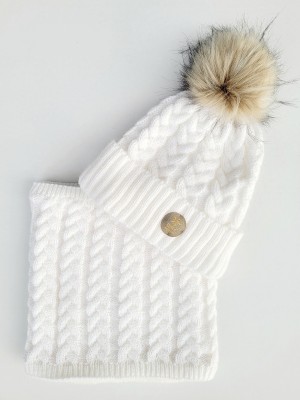 Zimowy Komplet Dziecięcy - Warkocz - Super Termo