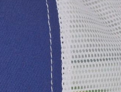 Niebieski/Biały, daszek: Czerwony