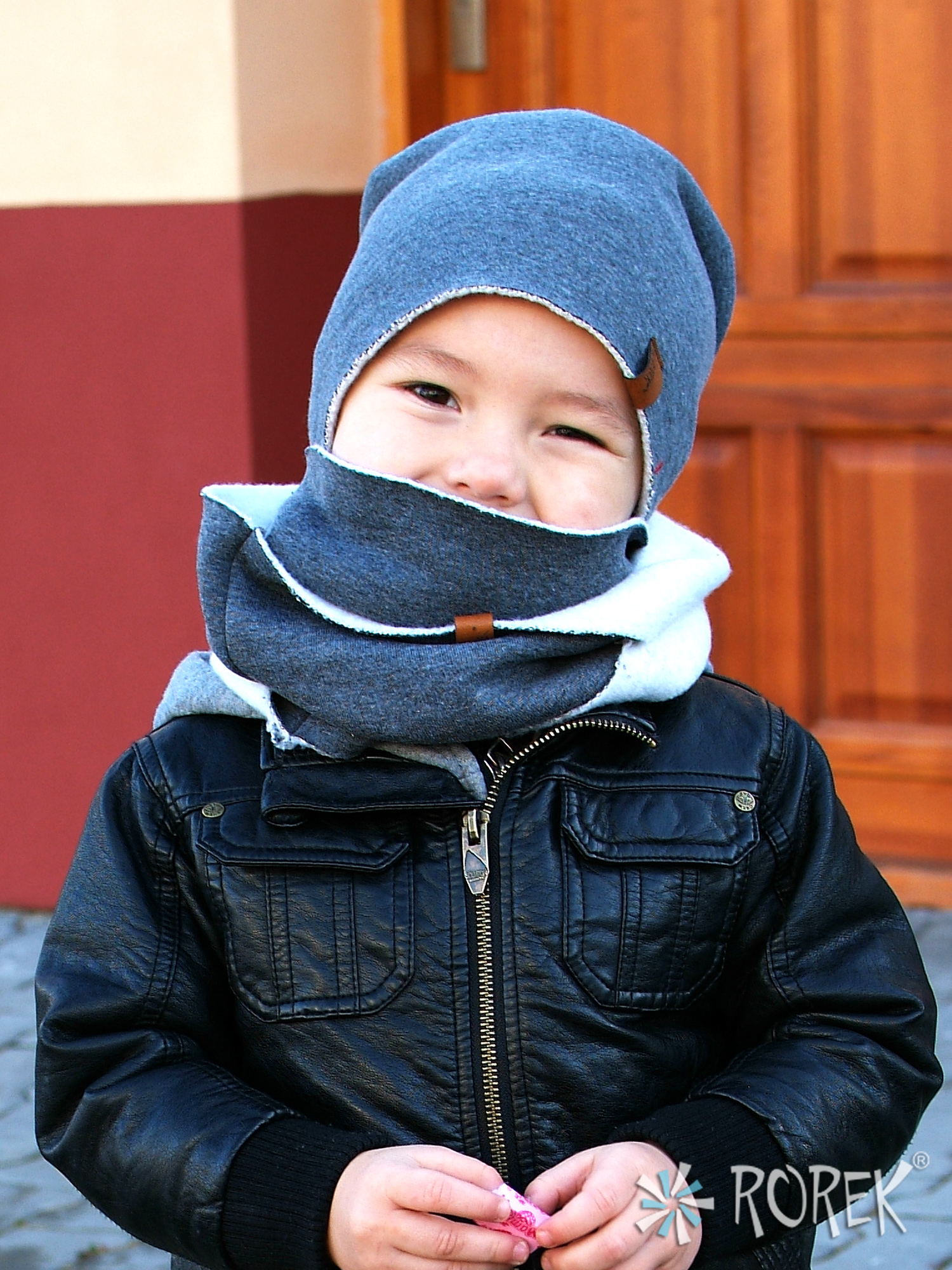 komplet dziecięcy dres drapany - S, M