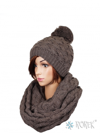 Komplet Zimowy Damski - PRZEPLATANY