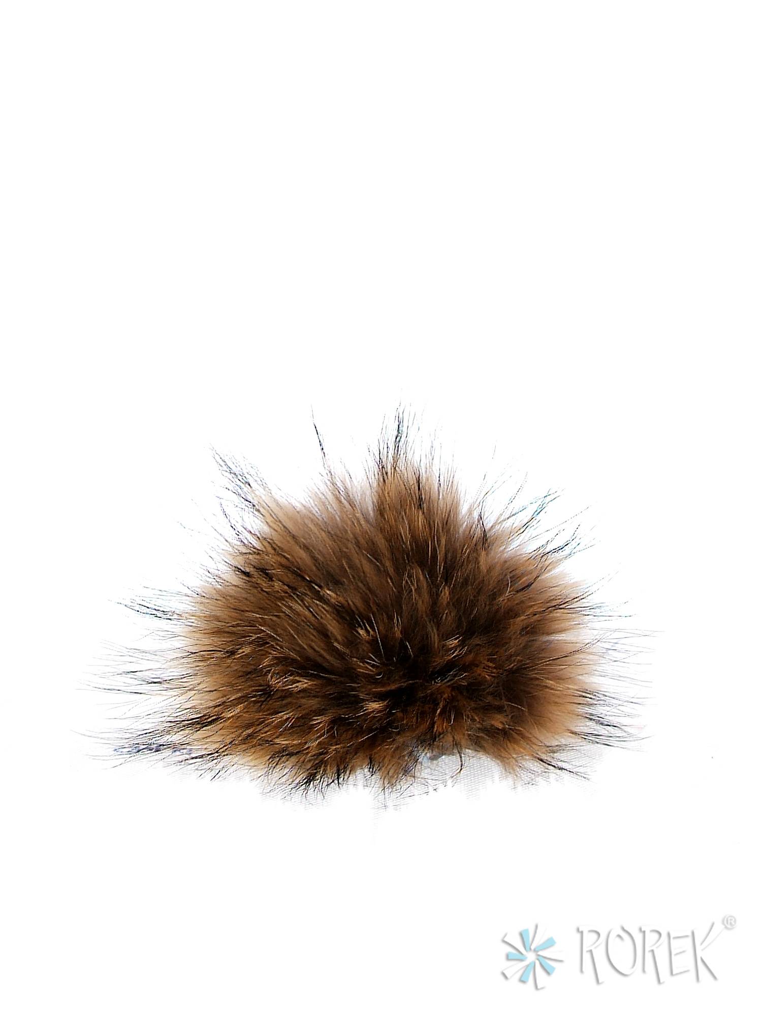 Naturalny pompon z jenota - Mix