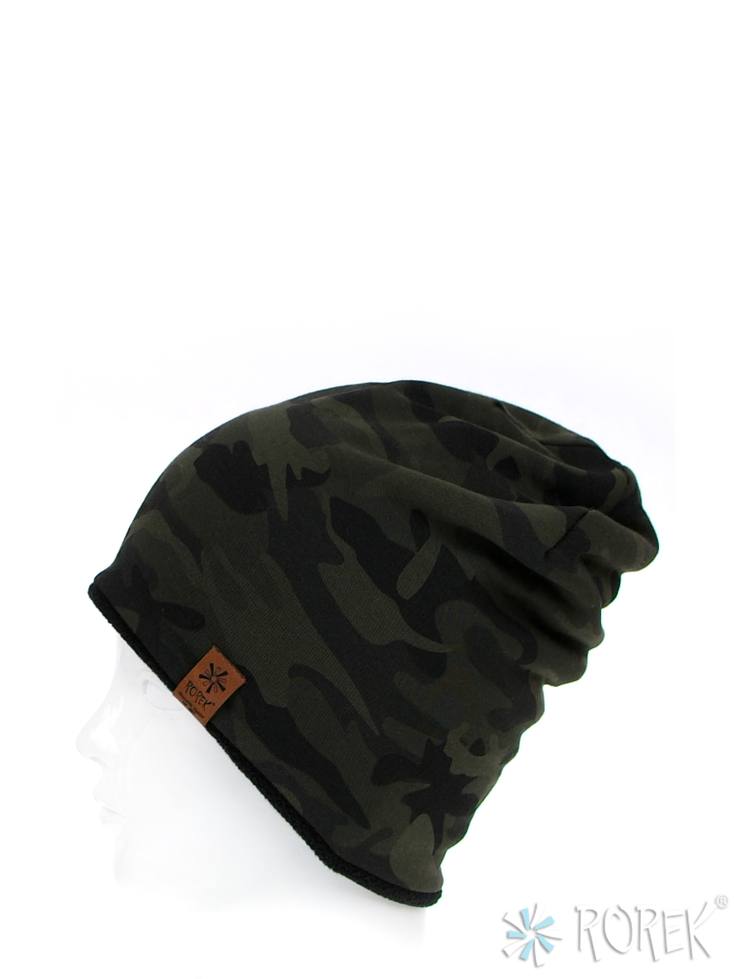 Czapka dziecięca termo - military + polar