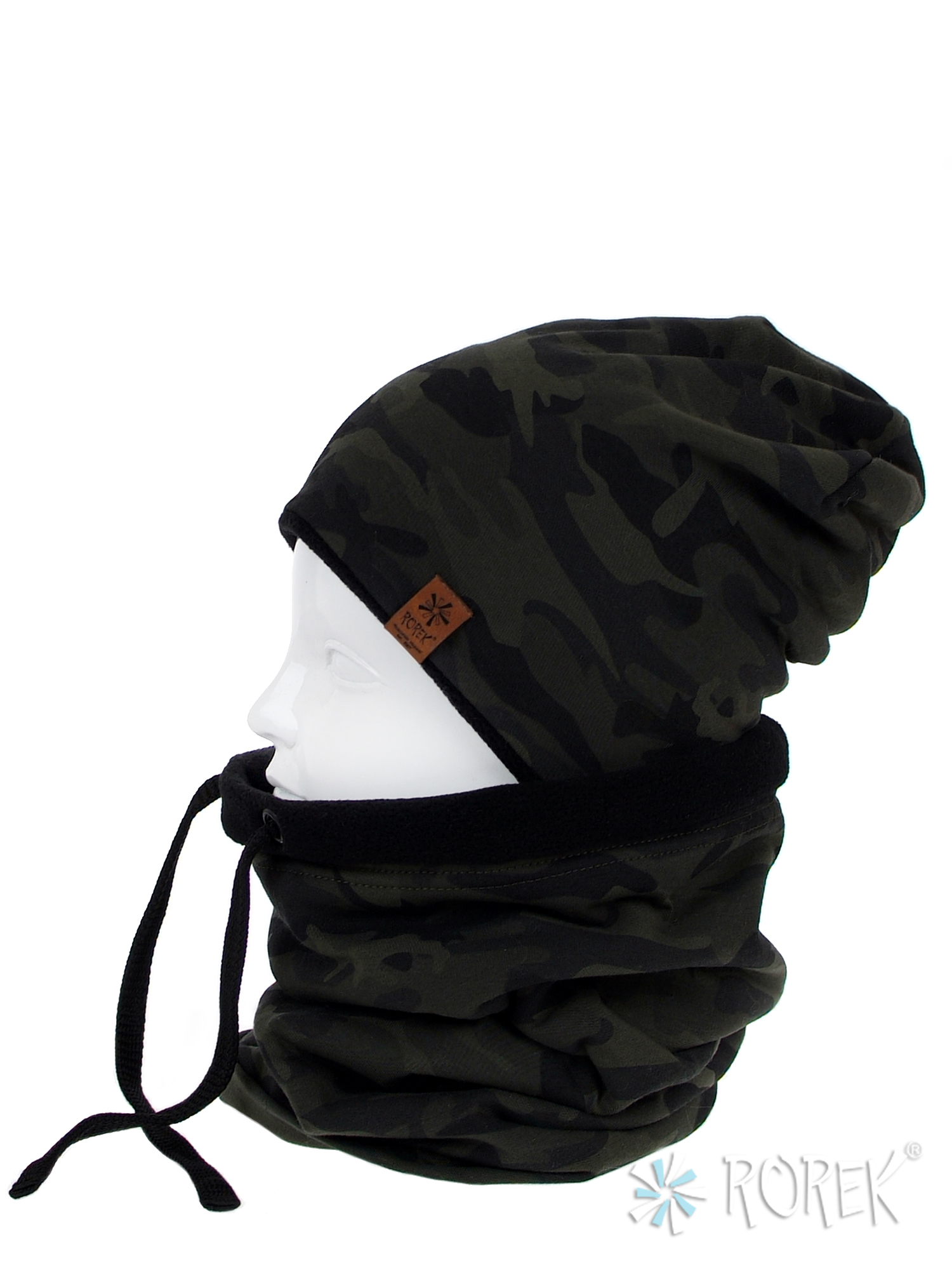 Komplet dziecięcy termo - military + polar