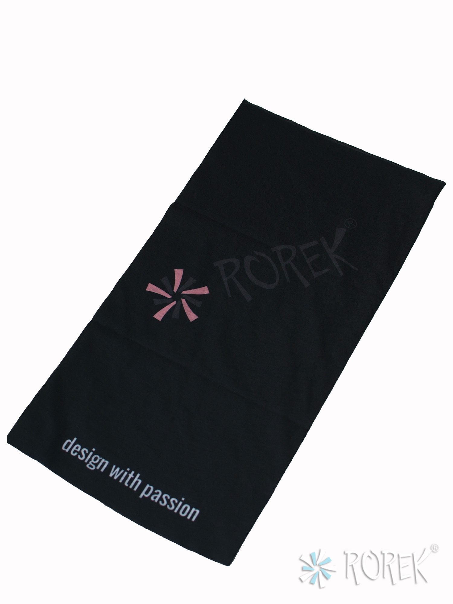 Buff, komin, maska - brudny róż